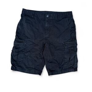 Black Cargo Shorts